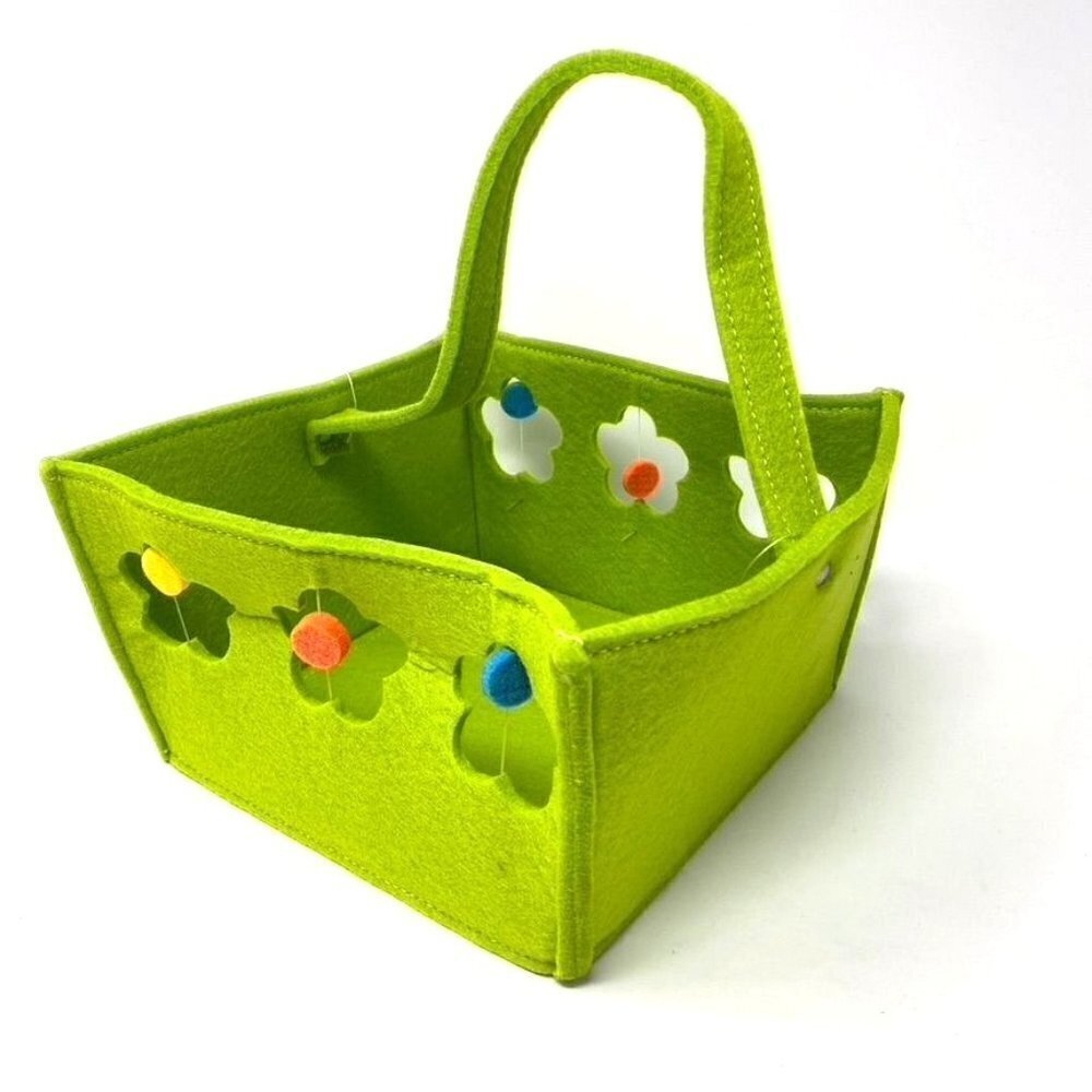 Target Green Felt Square Easter Basket Decor